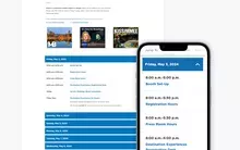 Event Schedule for IPW.com Case Study