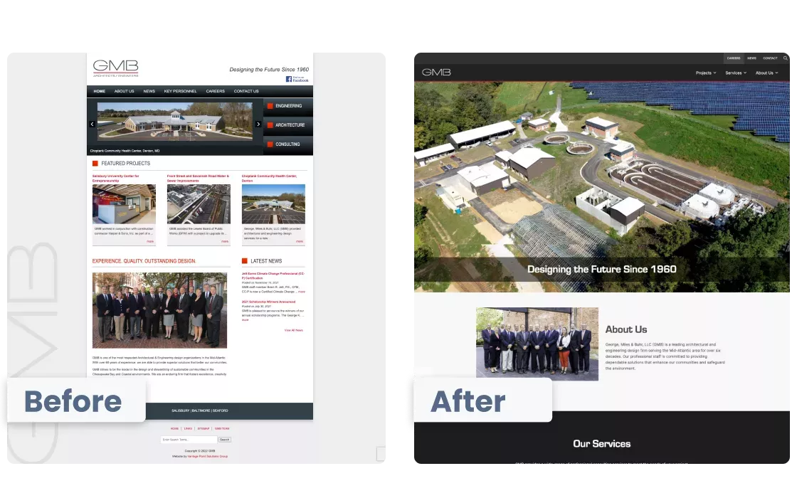 GMB Before and After Homepage