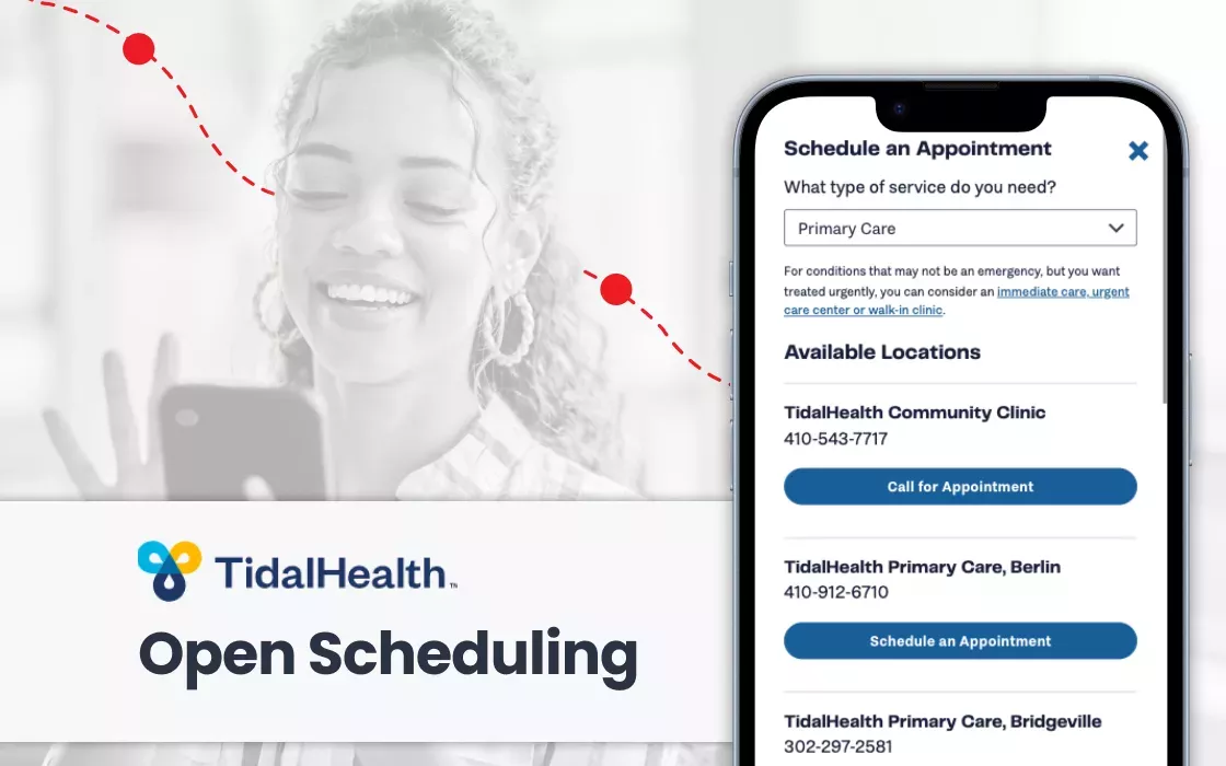 TidalHealth Scheduling 